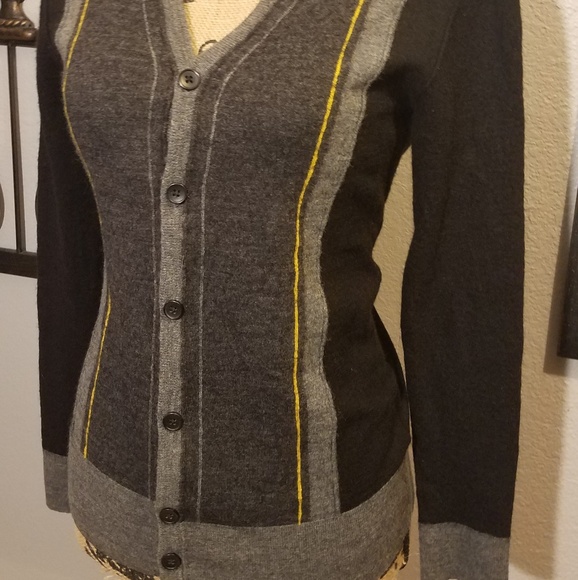J.Ferrar Merino Wool Cardigan - Picture 3 of 6